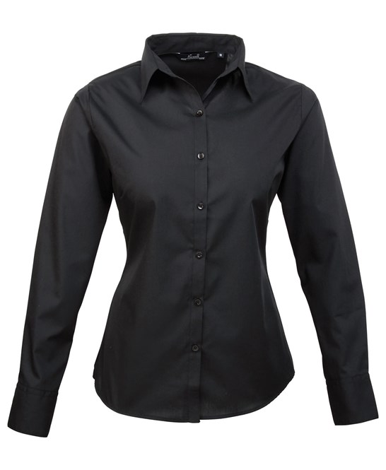 Women’s Long Sleeve Poplin Blouse