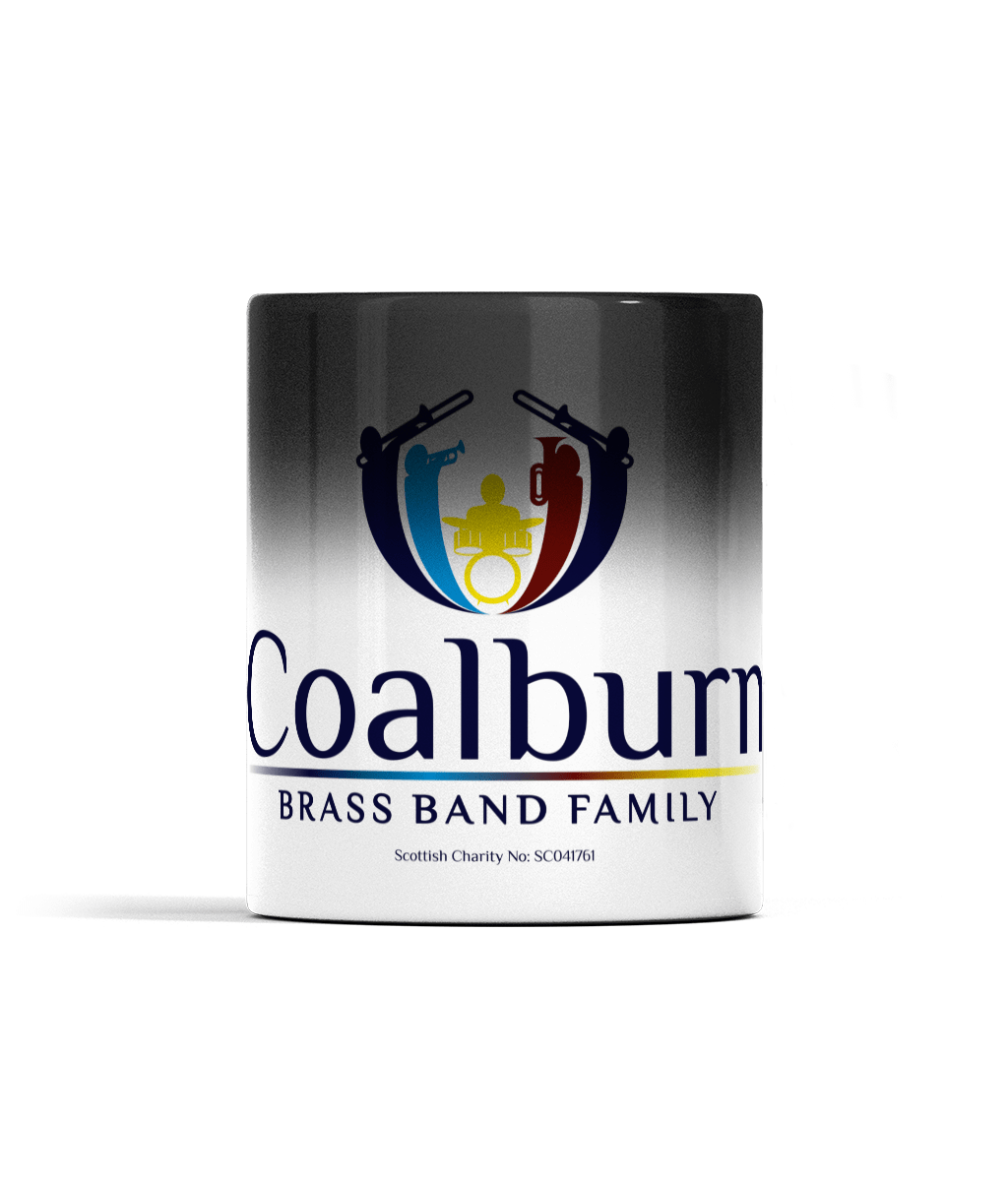 11oz Black Colour Changing Mug – Coalburn Brass Band Family