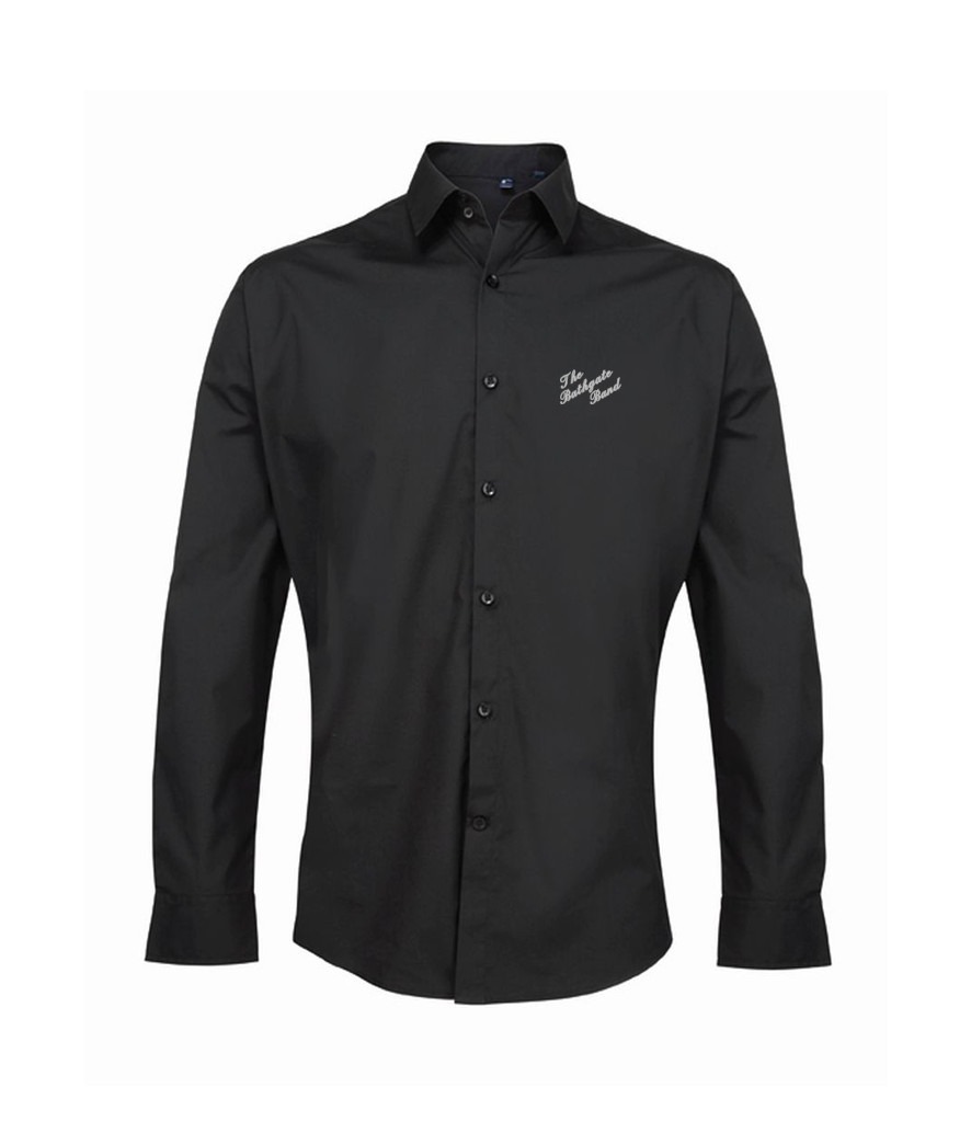 Premier Supreme Long Sleeve Poplin Shirt (Bathgate Band)