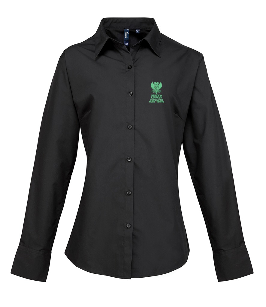 Perth & Kinross IMS Ladies Supreme Long Sleeve Poplin Blouse